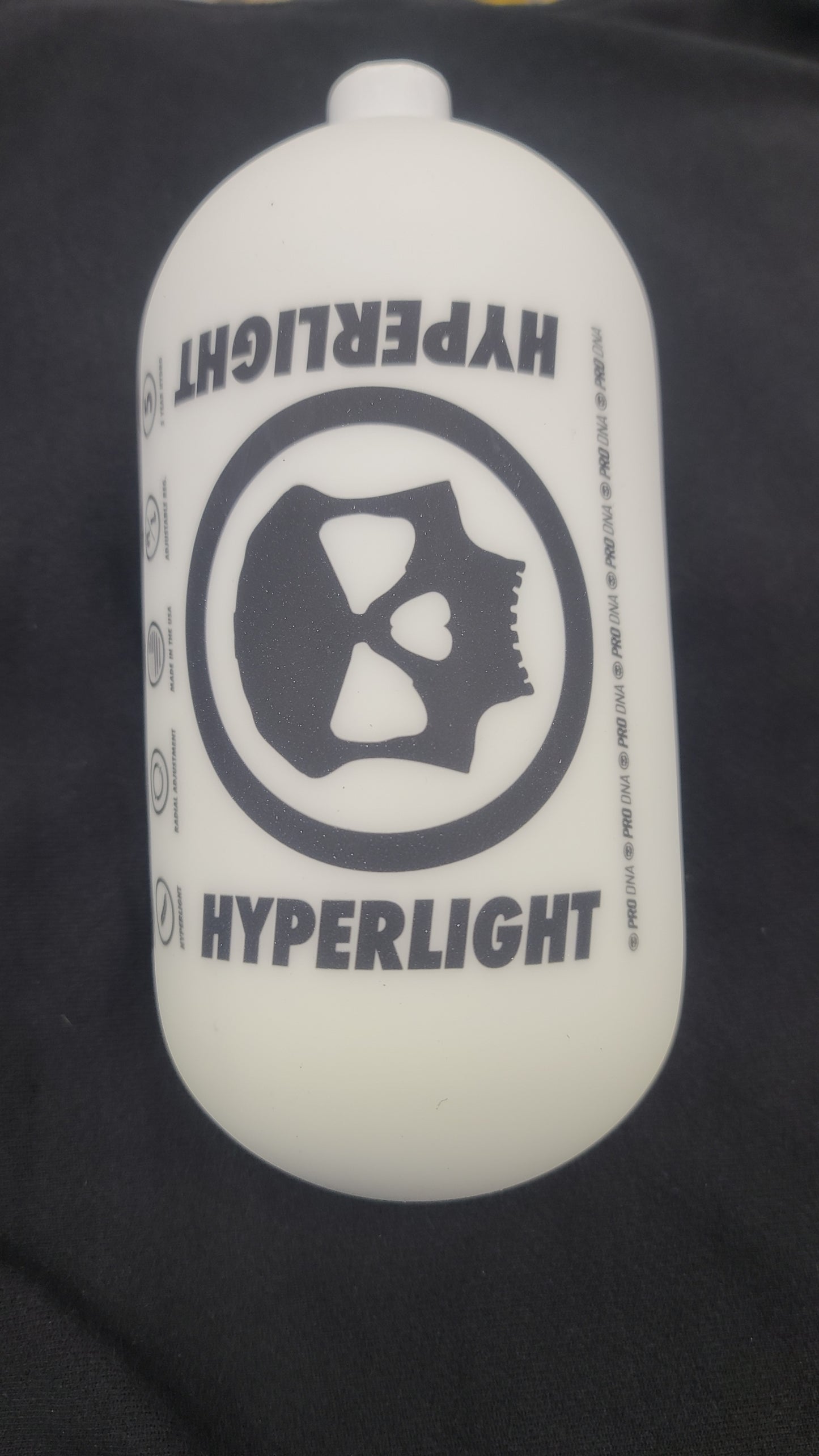 Infamous "FROZEN MATTE" Hyperlight Air Tank - (80ci / 4500psi) White / Black