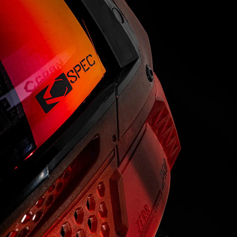 CRBN Zero Pro Goggle - Blood, Coverage: MORE