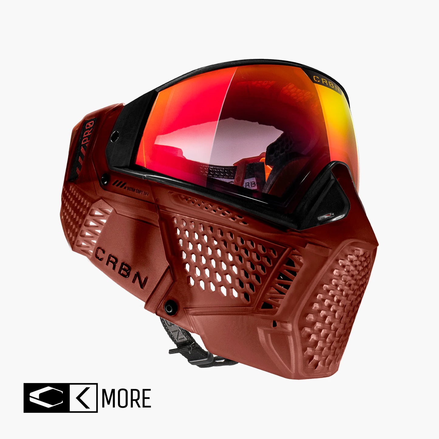 CRBN Zero Pro Goggle - Blood, Coverage: MORE