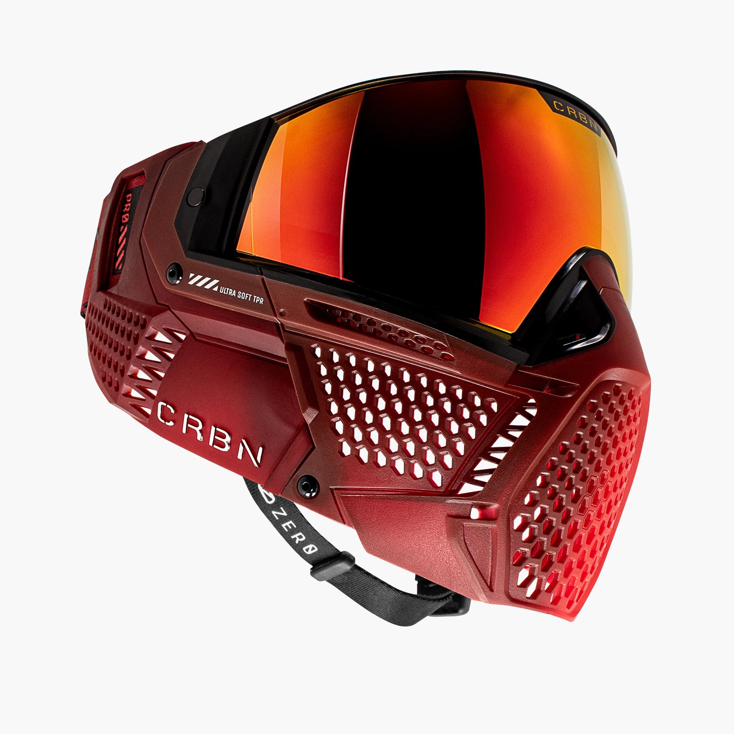 CRBN Zero Pro Goggle - Fade Blood, Coverage: MORE