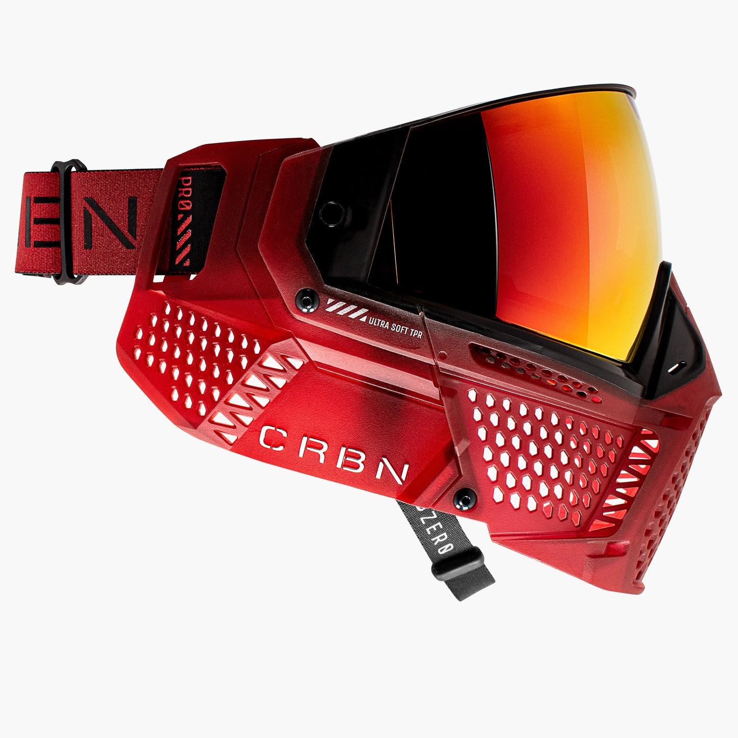 CRBN Zero Pro Goggle - Fade Blood, Coverage: MORE