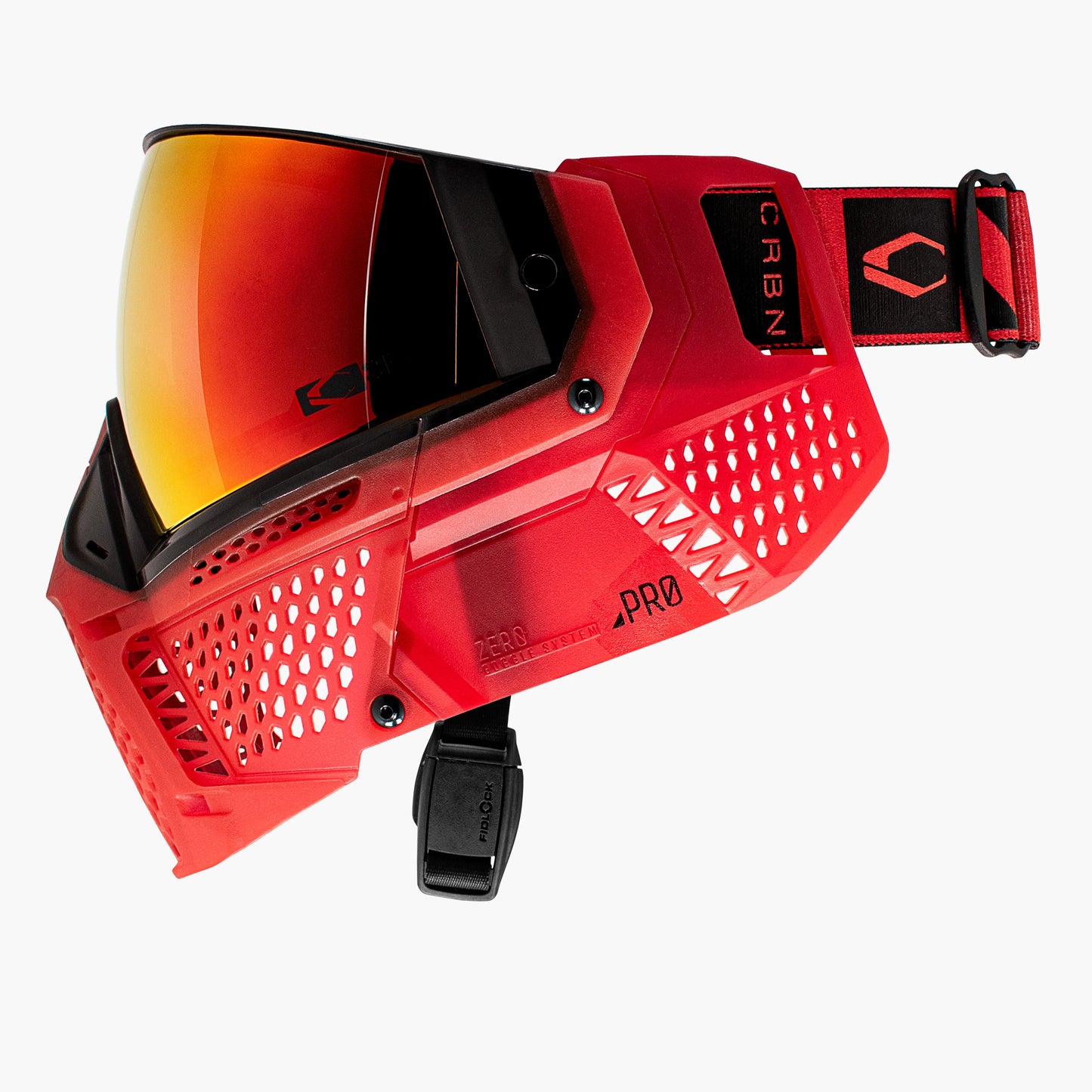 CRBN Zero Pro Goggle - Fade Blood, Coverage: MORE