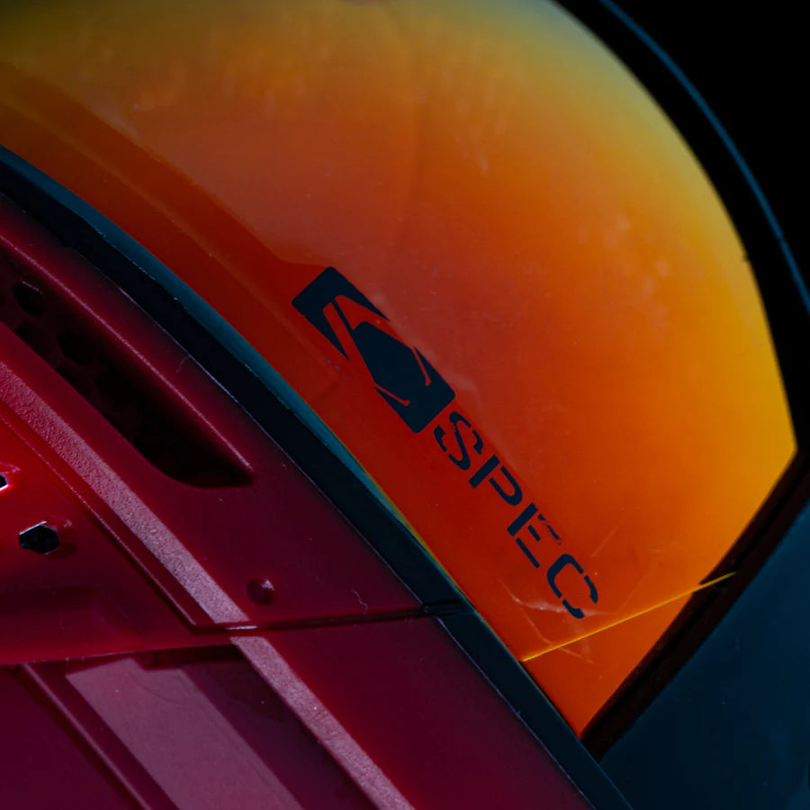 CRBN Zero Pro Goggle - Fade Blood, Coverage: MORE