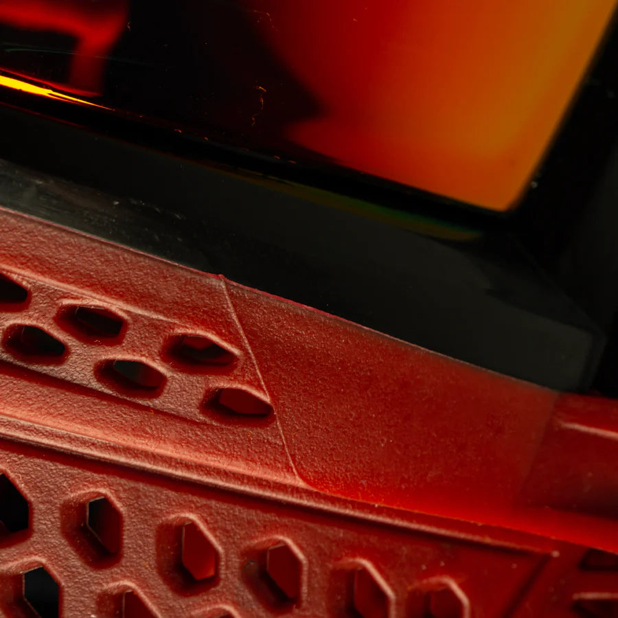 CRBN Zero Pro Goggle - Fade Blood, Coverage: MORE