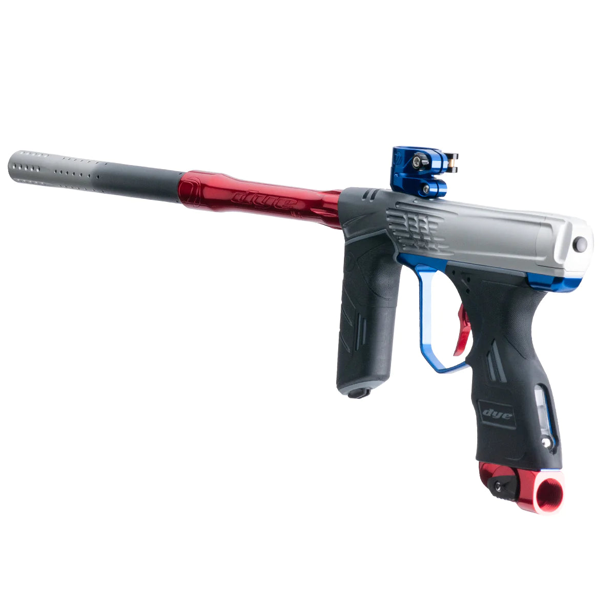 Dye DSR+ Icon Paintball Gun - Patriot Gray Silver