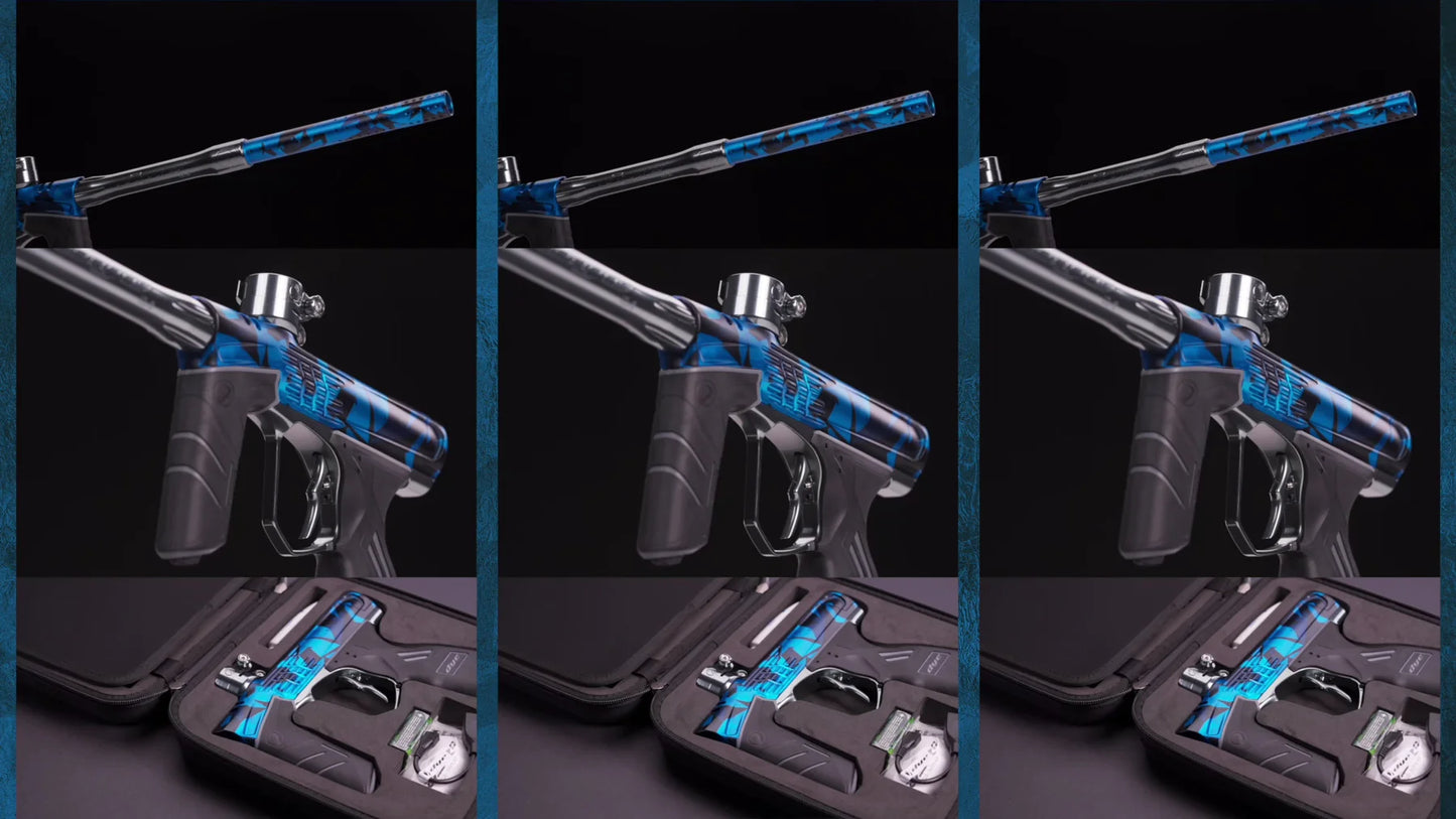 Dye DSR+ Icon Paintball Gun - Shattered Cyan