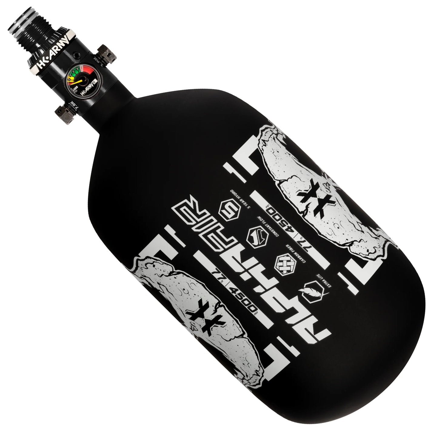 HK Hostile Alpha Air Tank - (77ci/ 4500psi) Doom Ghost