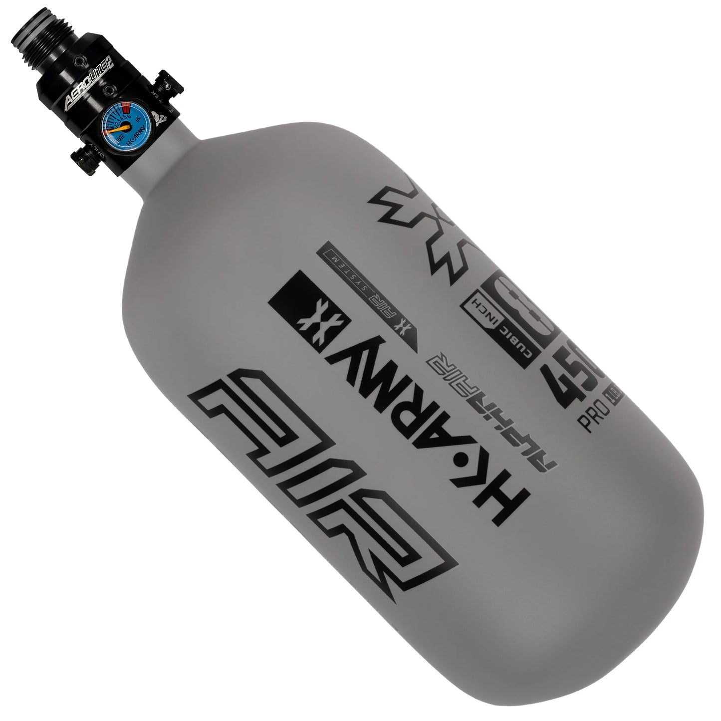 HK Army Alpha Air Tank - (88ci/ 4500psi) Pro Air System -Graphite