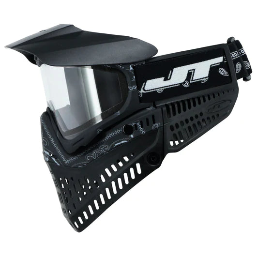 JT Proflex Goggle - (LE) Bandana Black, 2 Lenses