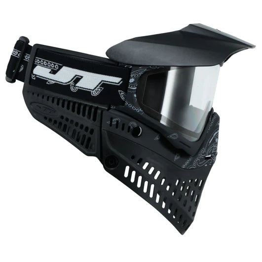 JT Proflex Goggle - (LE) Bandana Black, 2 Lenses