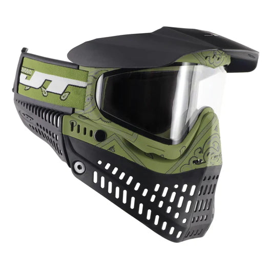 JT Proflex Goggle - (LE) Bandana Green, 2 Lenses