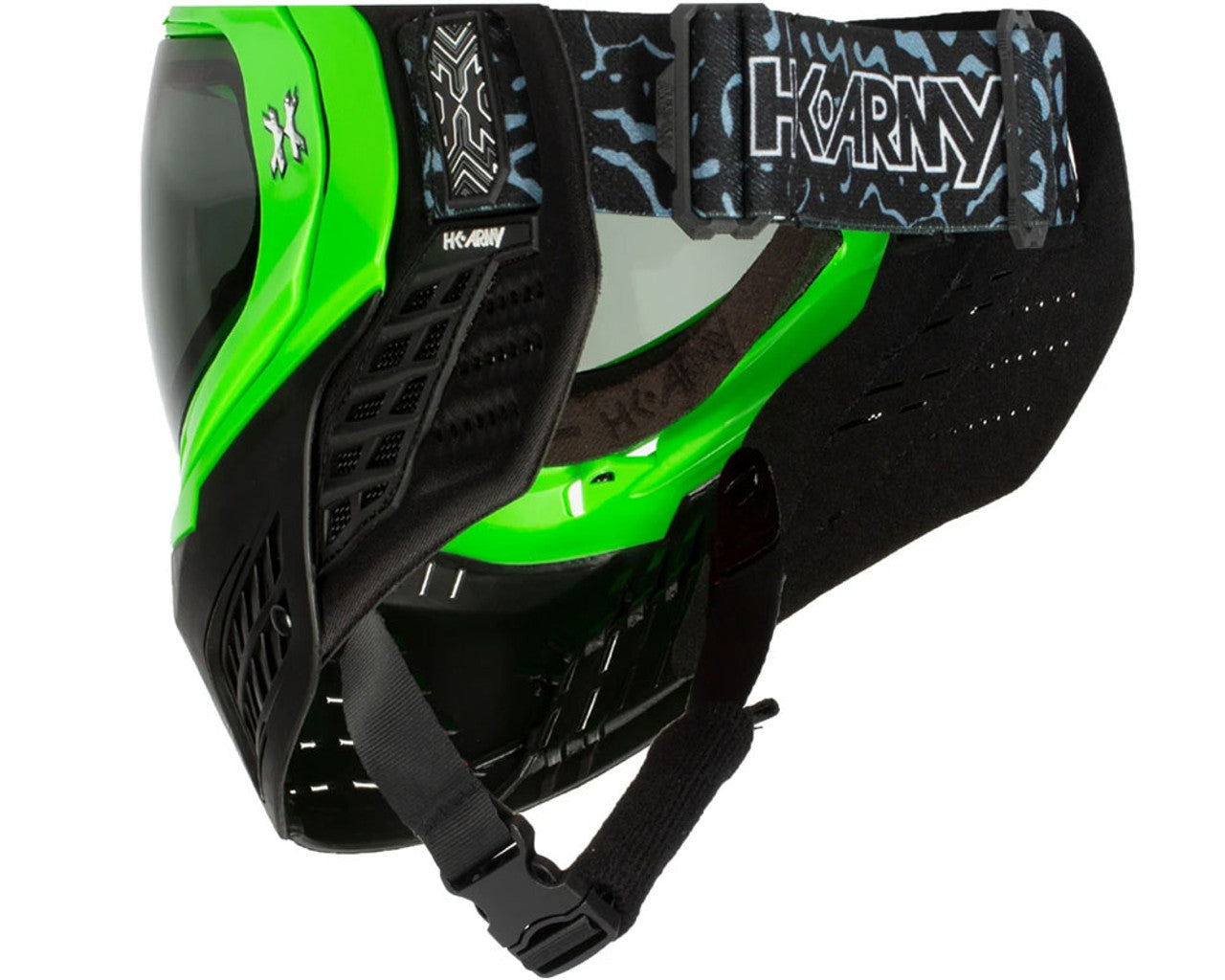 HK Army KLR Goggle (BLACKOUT) - Neon Green
