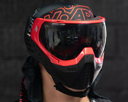 HK Army KLR Goggle (BLACKOUT) - Red