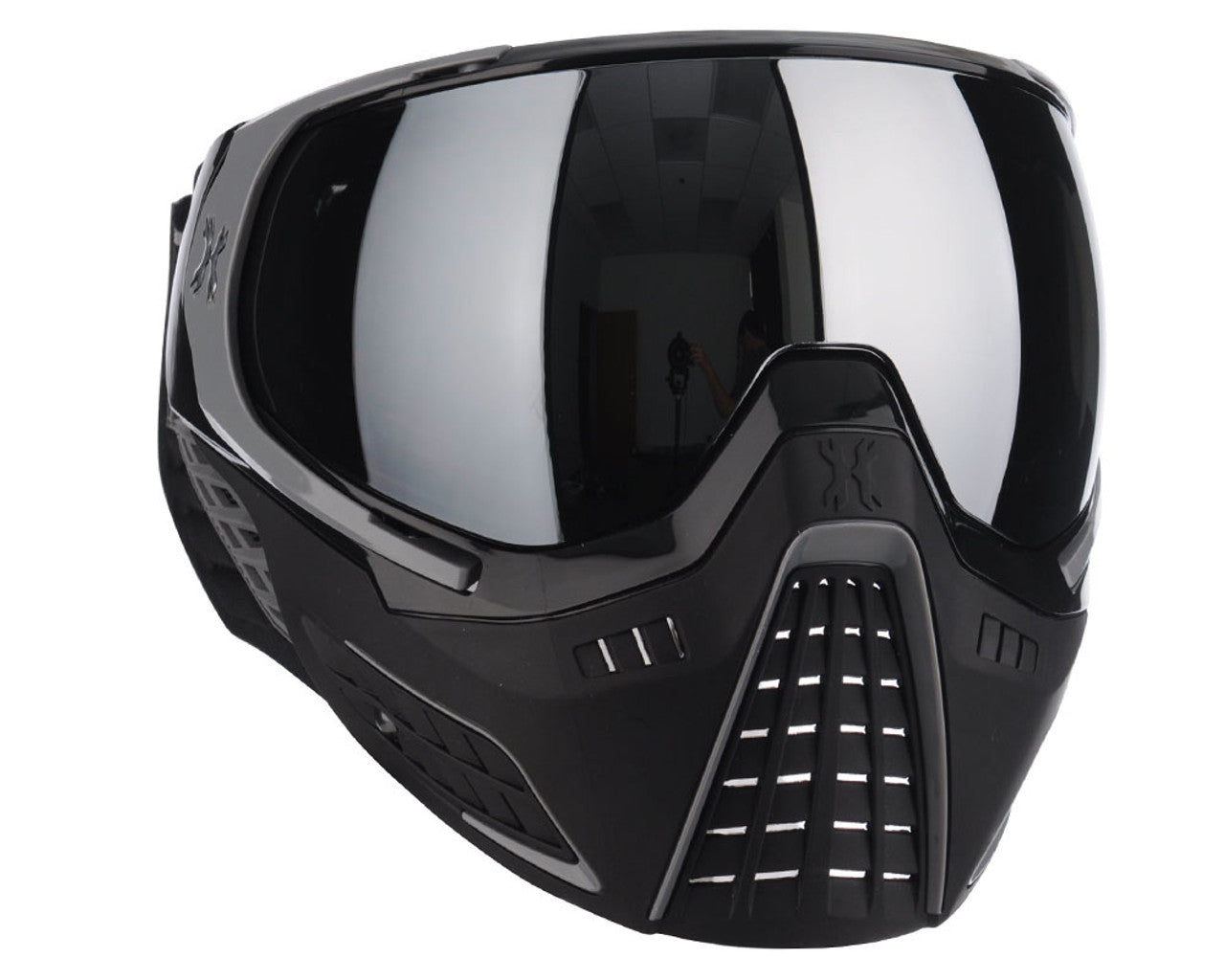 HK Army KLR Goggle (PLATINUM) - Black / Gray