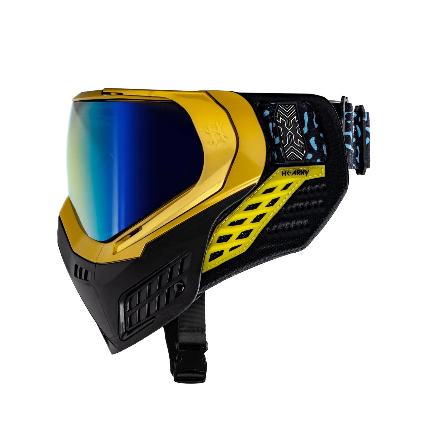 HK Army KLR Goggle (BLACKOUT) - Gold