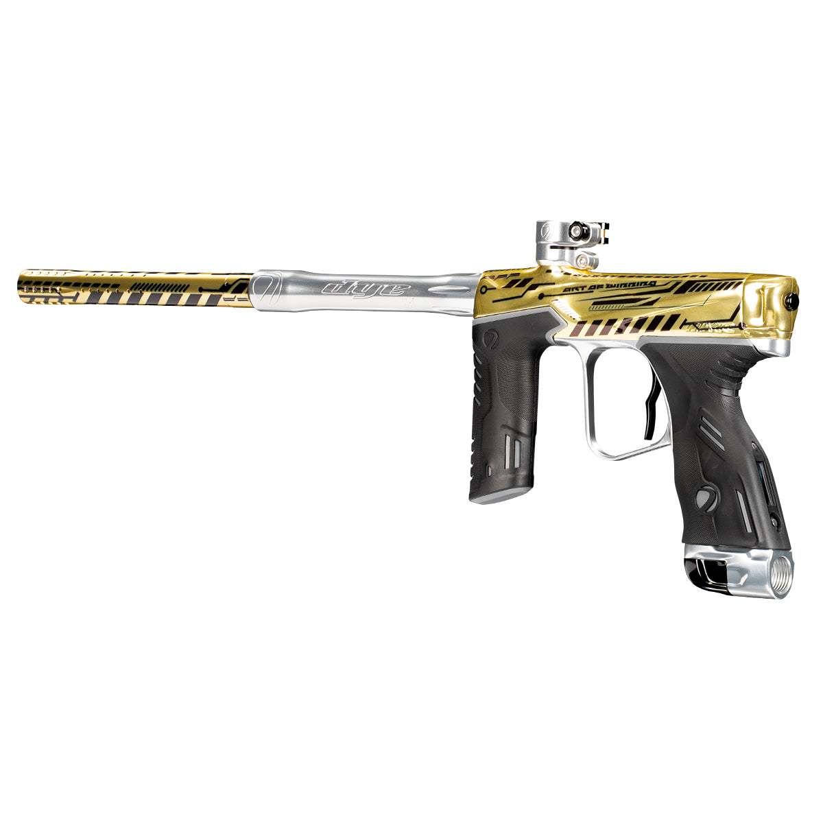 Dye MXR Paintball Gun - (PGA Cyber) Gold Silver Polish