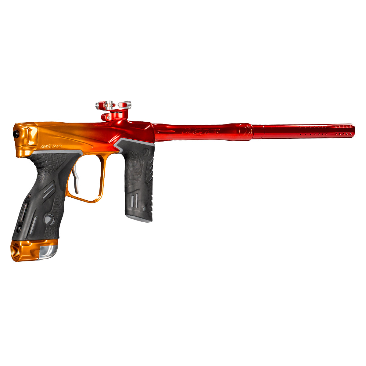 Dye MXR Paintball Gun - (Sunrise Fade) Red Orange