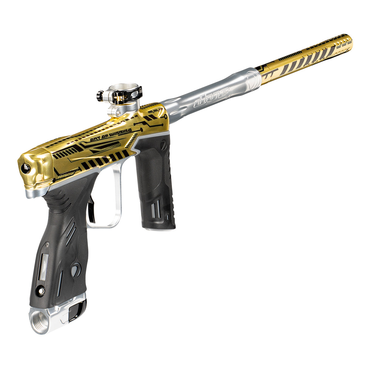 Dye MXR Paintball Gun - (PGA Cyber) Gold Silver Polish