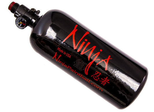 Ninja Aluminum Compressed Air Tank (62ci) - Black / Red