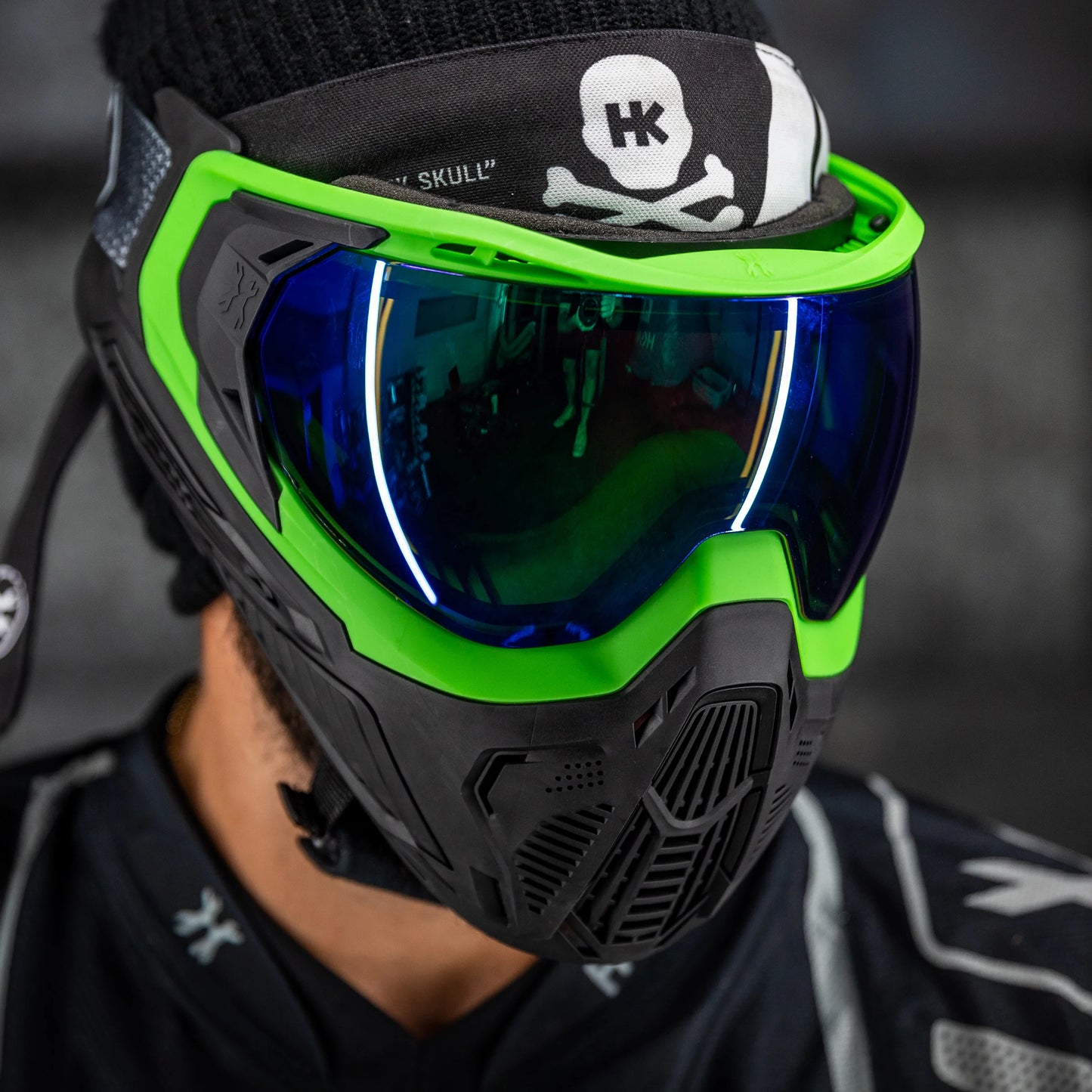 HK SLR Goggle - JOURNEY,Black/Green (Green Lens)