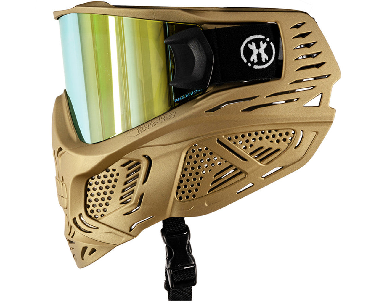 HK HSTL Skull Goggle - Metallic Gold (Gold Lens)