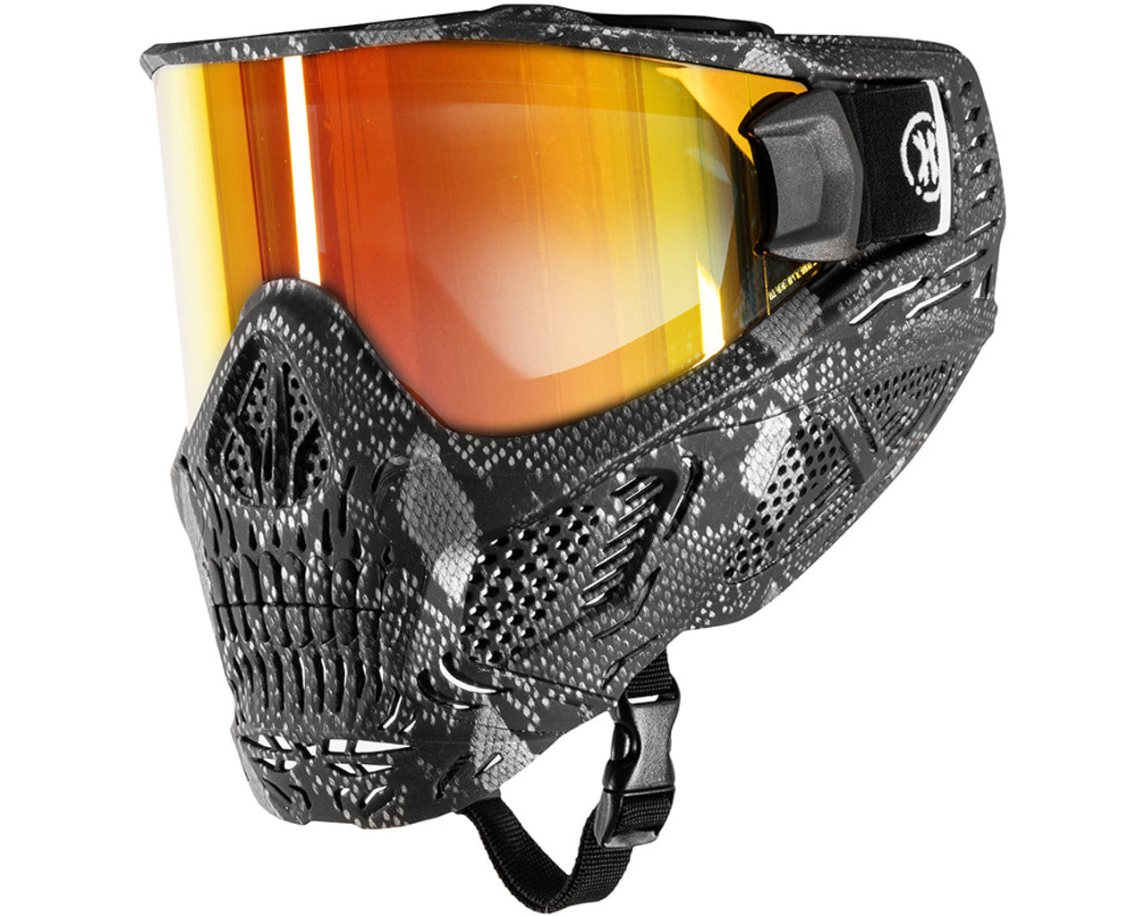 HK HSTL Skull Goggle - Snake Grey (Fire Lens)