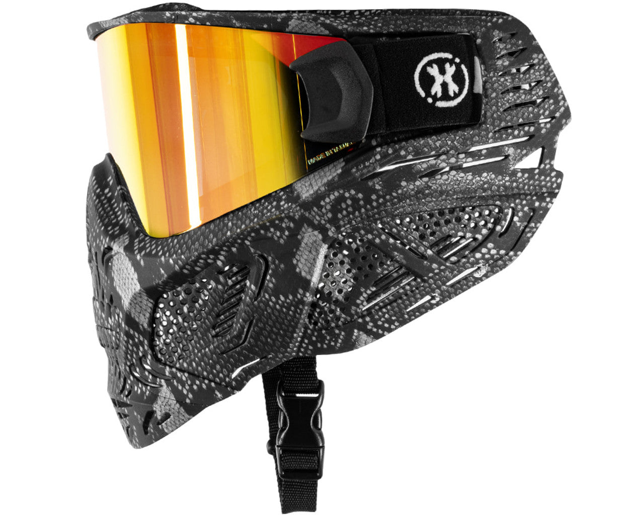 HK HSTL Skull Goggle - Snake Grey (Fire Lens)