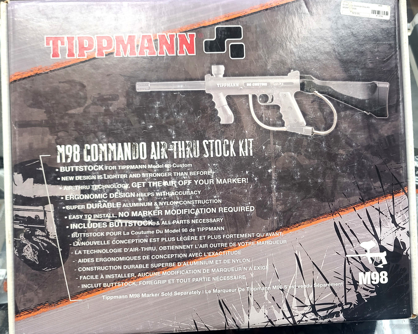 Tippmann M98 Commando Air-Thru Stock Kit (black)