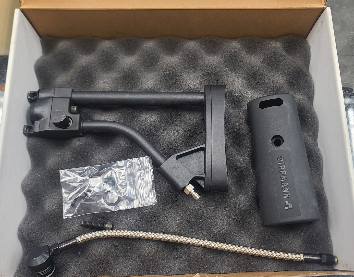 Tippmann A5 Longbow Air-Thru Stock Kit (black)