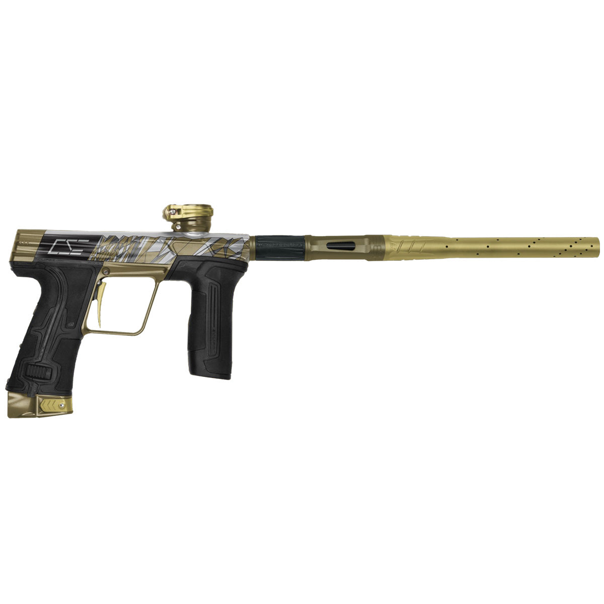 Planet Eclipse CS3 Paintball Gun - CRUSADE, Fraktal Gold / Bronze