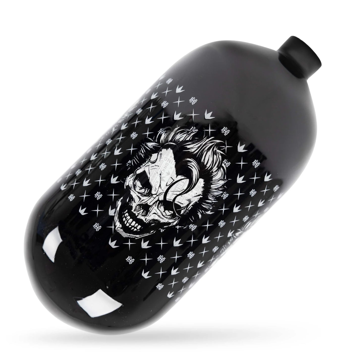 BunkerKings FN Lite Air Tank - 80ci Black Joker Skull (BOTTLE ONLY)