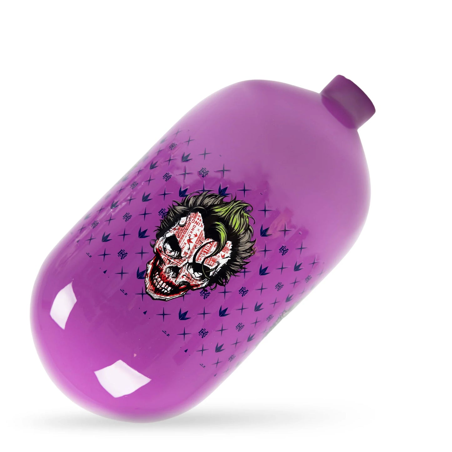 BunkerKings FN Lite Air Tank - 70ci Purple Joker Skull (BOTTLE ONLY)