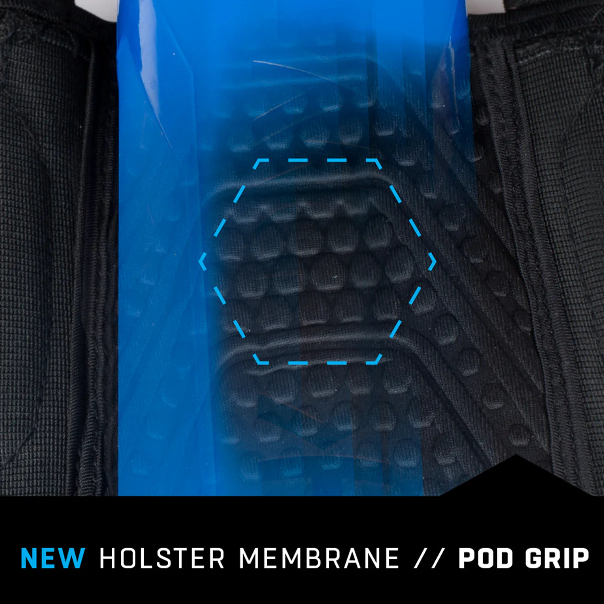 HK Army Zero G 2.0 Harness - Black/Blue (3+2)