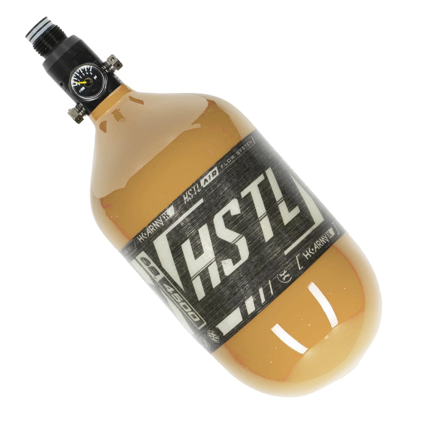 HK HSTL Air Tank - Standard Reg (68ci/ 4500psi) Gold