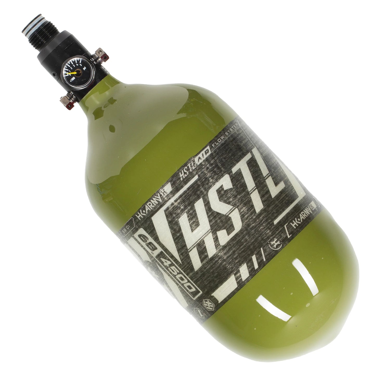 HK HSTL Air Tank - Standard Reg (68ci/ 4500psi) Olive