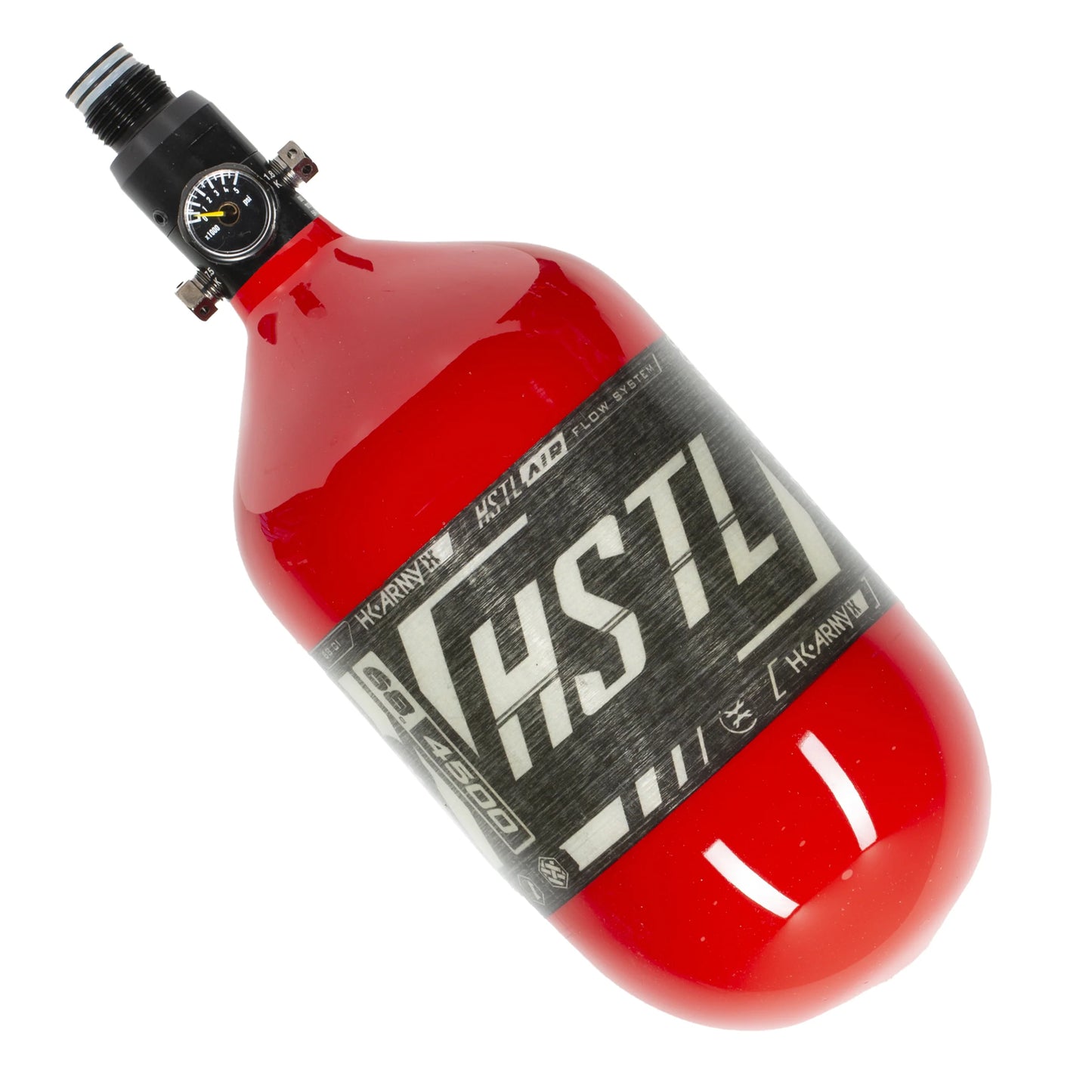 HK HSTL Air Tank - Standard Reg (68ci/ 4500psi) Red