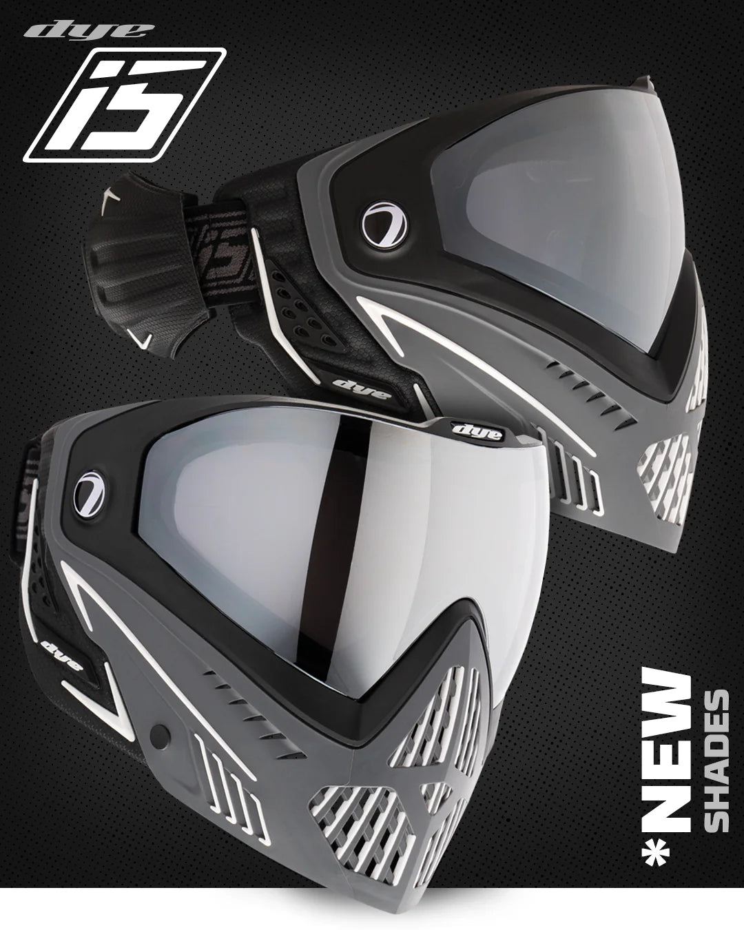 Dye I5 Thermal Goggle System - (Shades) Gray/White/Black