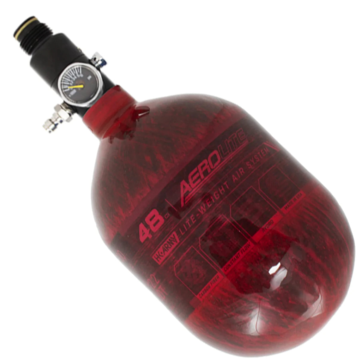 HK Army Aerolite Air Tank (48ci/ 4500) - Red