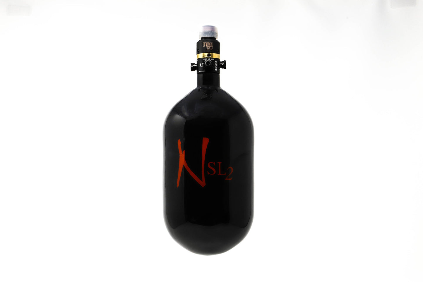 Ninja SL2 Compressed Air Tank (68ci, ACE regulator) - Black/Red