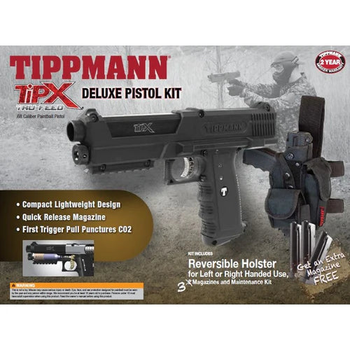 Tippmann TiPX Deluxe Pistol Kit - Black