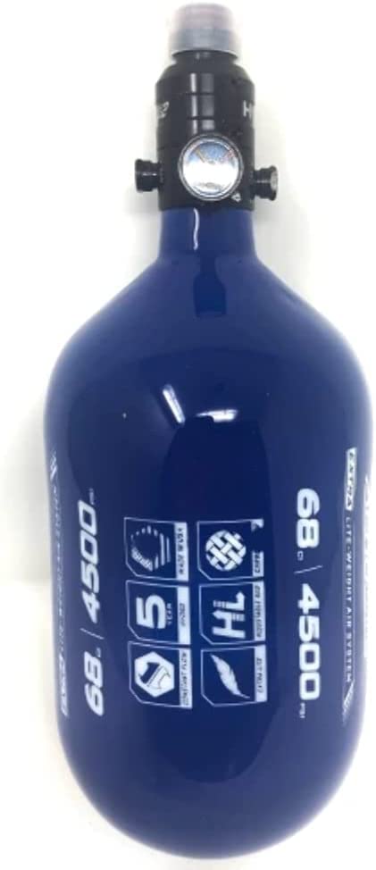 HK Army Extra Lite Air Tank (68ci/4500psi, Pro Regulator) - Blue