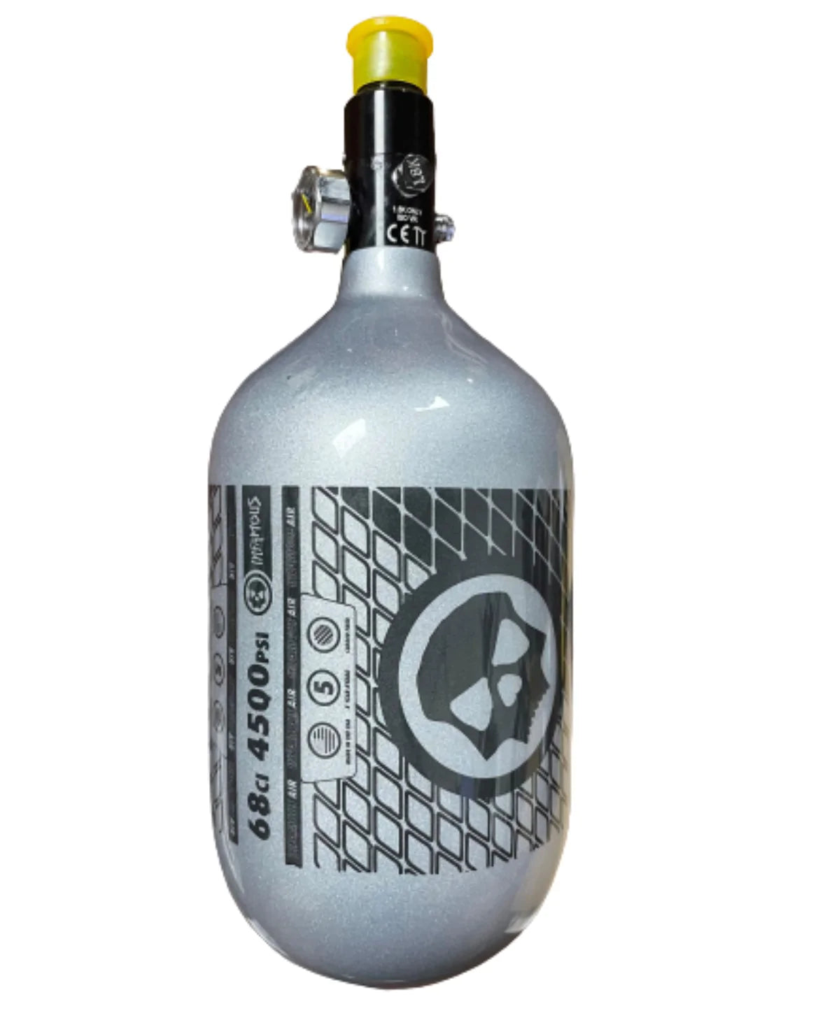 Infamous Diamond Air Tank (68ci/4500psi) - Silver Black