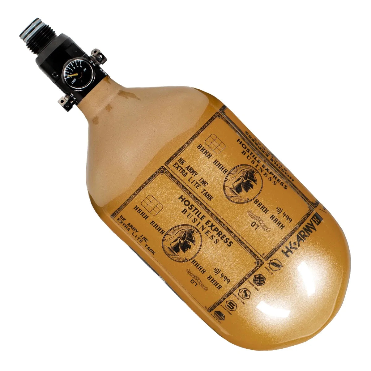 HK Army Extra Lite Air Tank (68ci/4500psi) Hostile Express - Gold