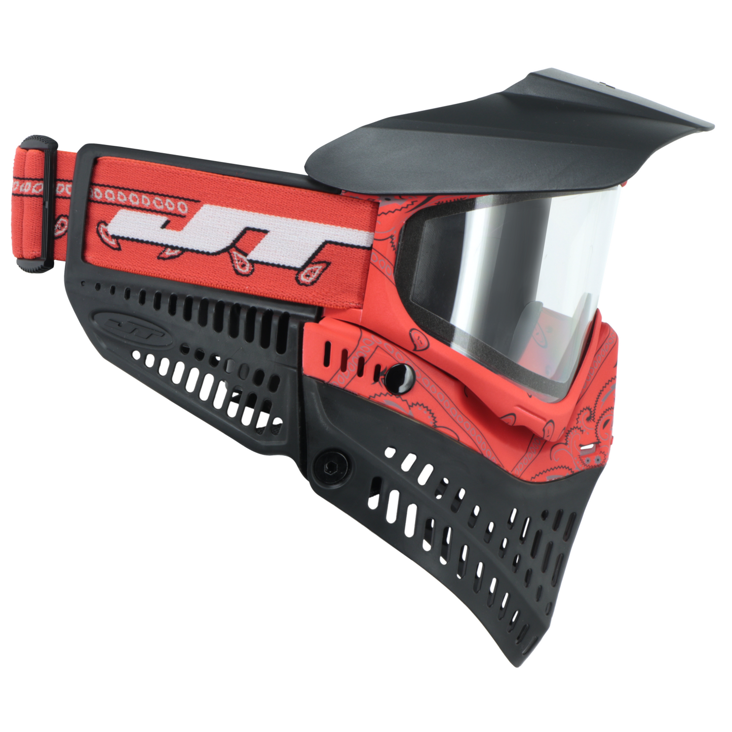 JT Proflex Goggle - (LE) Bandana Red, 2 Lenses
