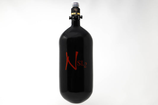 Ninja SL2 Compressed Air Tank (90ci, Pro V2 regulator) - Black/Red