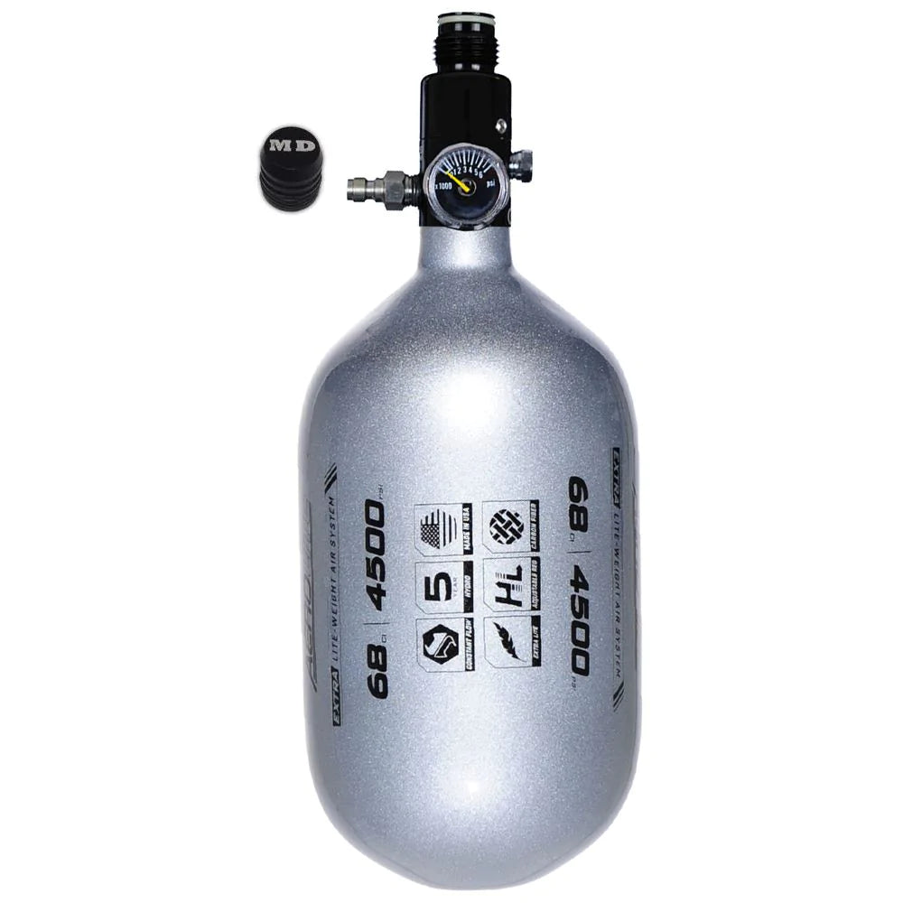 HK Army Extra Lite Air Tank (68ci/4500psi) - Silver