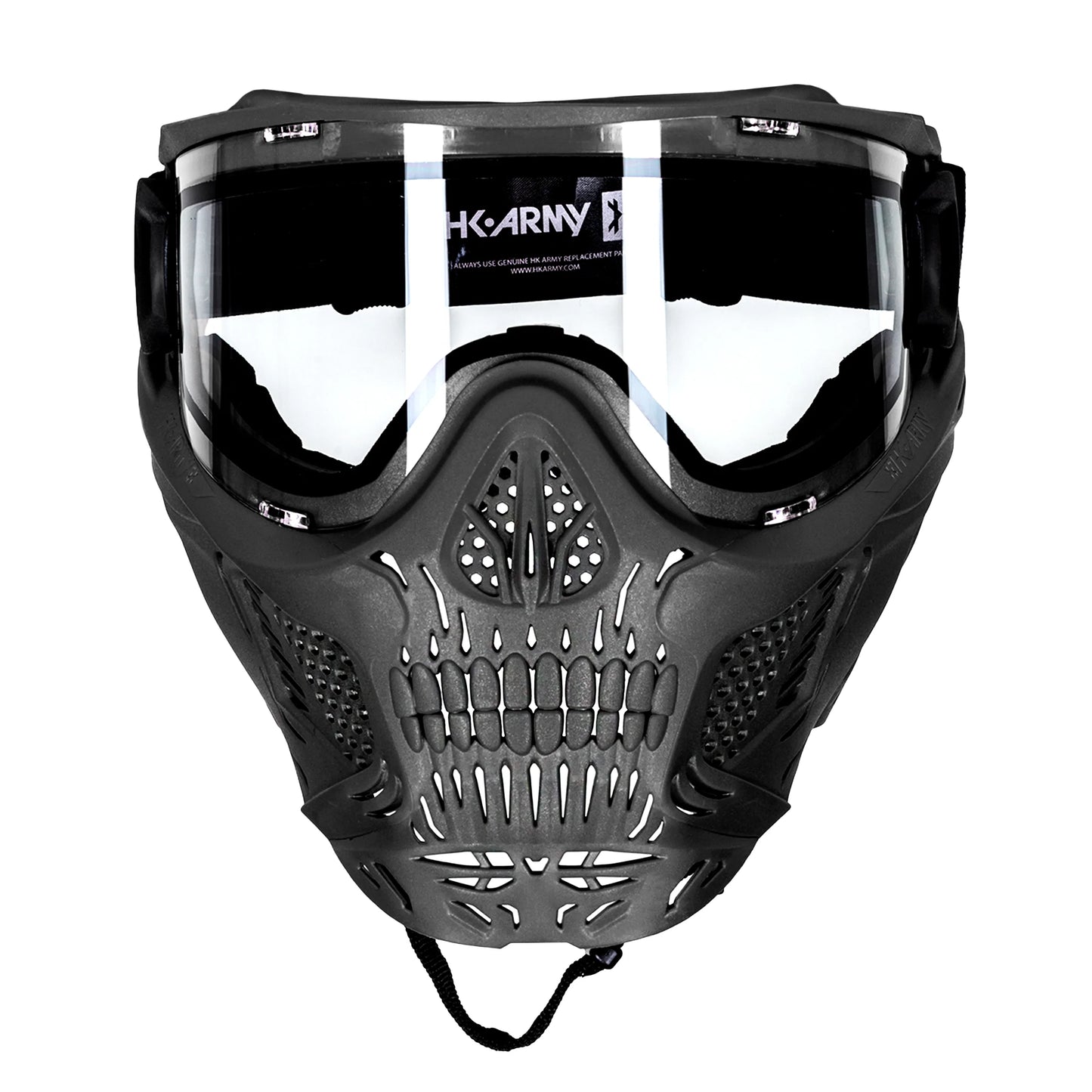 HK Army HSTL Skull Goggle - Black (Clear Lense)