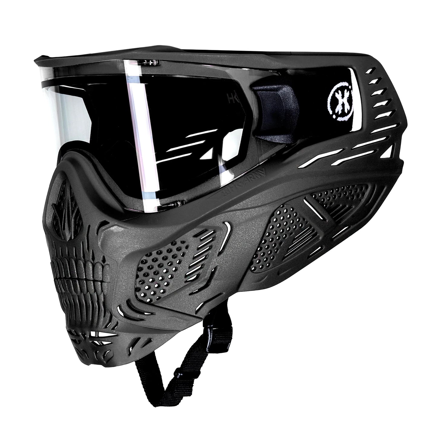 HK Army HSTL Skull Goggle - Black (Clear Lense)