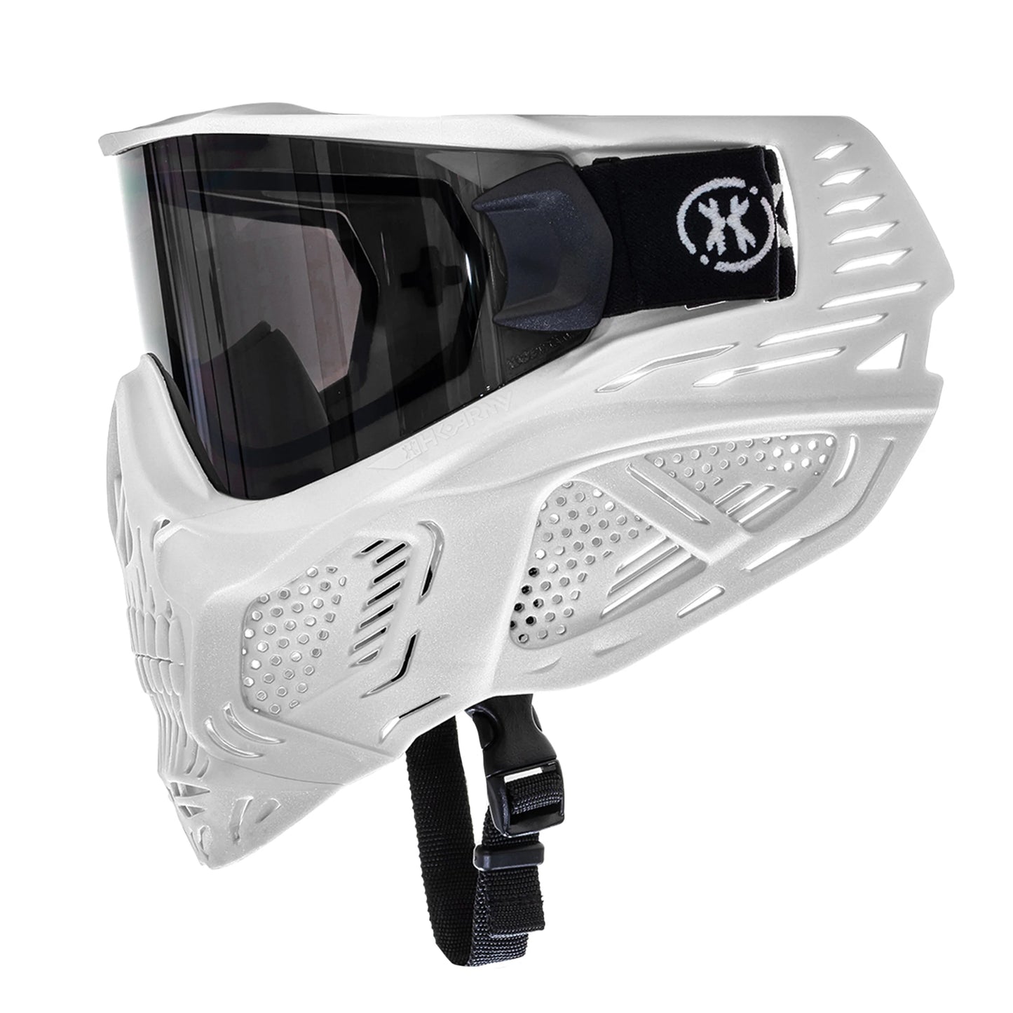 HK Army HSTL Skull Goggle - White (Smoke Lens)