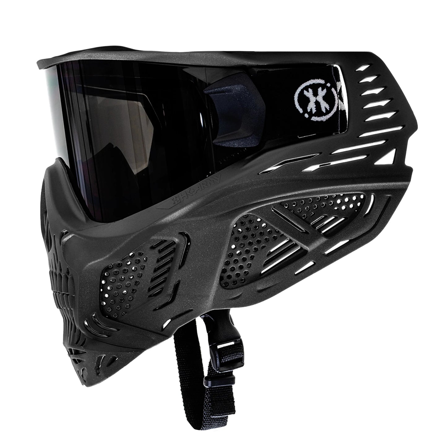 HK Army HSTL Skull Goggle (PUNISHER) - Black (Smoke Lens)